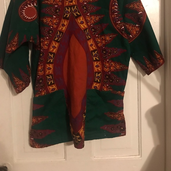 Unisex Ethnic/boho Jamaican tunic tops. Made in European fashion, size: M - Picture 4 of 16